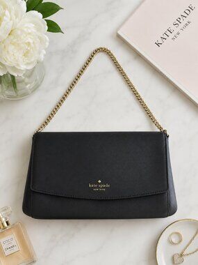 Kate Spade New York Laurel Way Greer Crossbody Shoulder Bag In Black